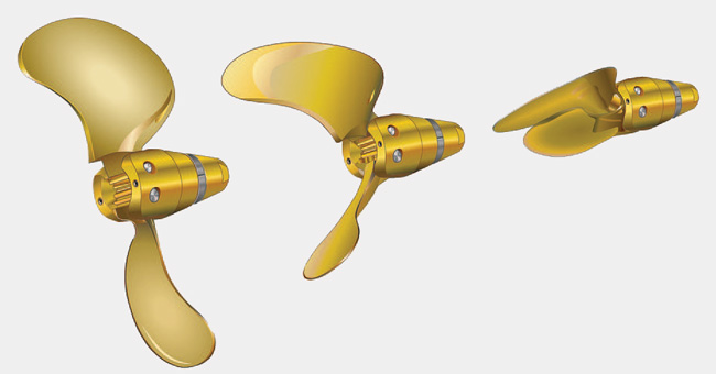Elica a pale abbattibili