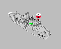 Nave pilota in navigazione