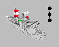 Nave con manovrabilità limitata