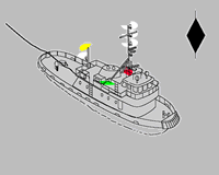 Rimorchiatore di lunghezza inferiore a 50 metri con lunghezza rimorchio superiore a 200 metri
