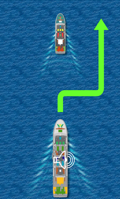 Intendo sorpassare a dritta